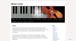 Desktop Screenshot of miriamtroxler.com